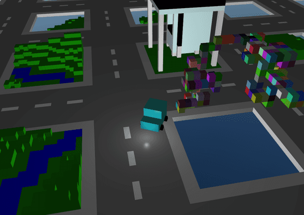 Voxel engine for Markov algorithms